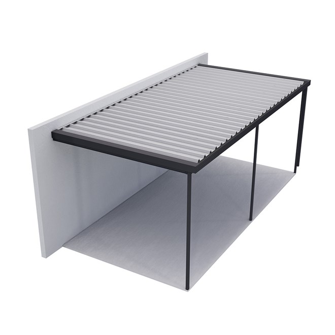 Sanctuary® Patio Kit N3 T1A 3 x 5.95m Gun Metal Grey / Off White