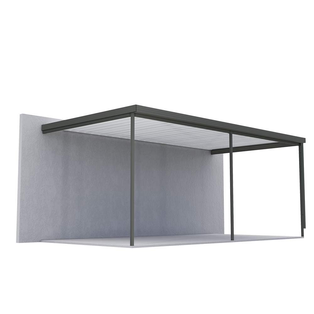 Sanctuary® Patio Kit N3 T1A 3 x 5.95m Slate Grey / Off White