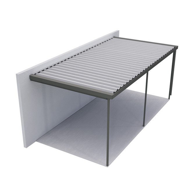 Sanctuary® Patio Kit N3 T1A 3 x 5.95m Slate Grey / Off White