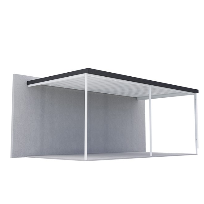 Sanctuary® Patio Kit N3 T1A 3 x 5.95m Thredbo White / Gun Metal Grey