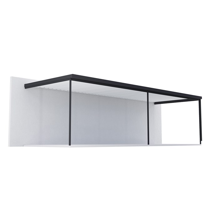 Sanctuary® Patio Kit N3 T1A 3 x 9m Gun Metal Grey / Off White