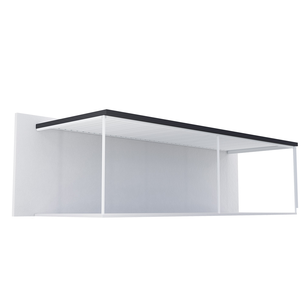 Sanctuary® Patio Kit N3 T1A 3 x 9m Thredbo White / Gun Metal Grey