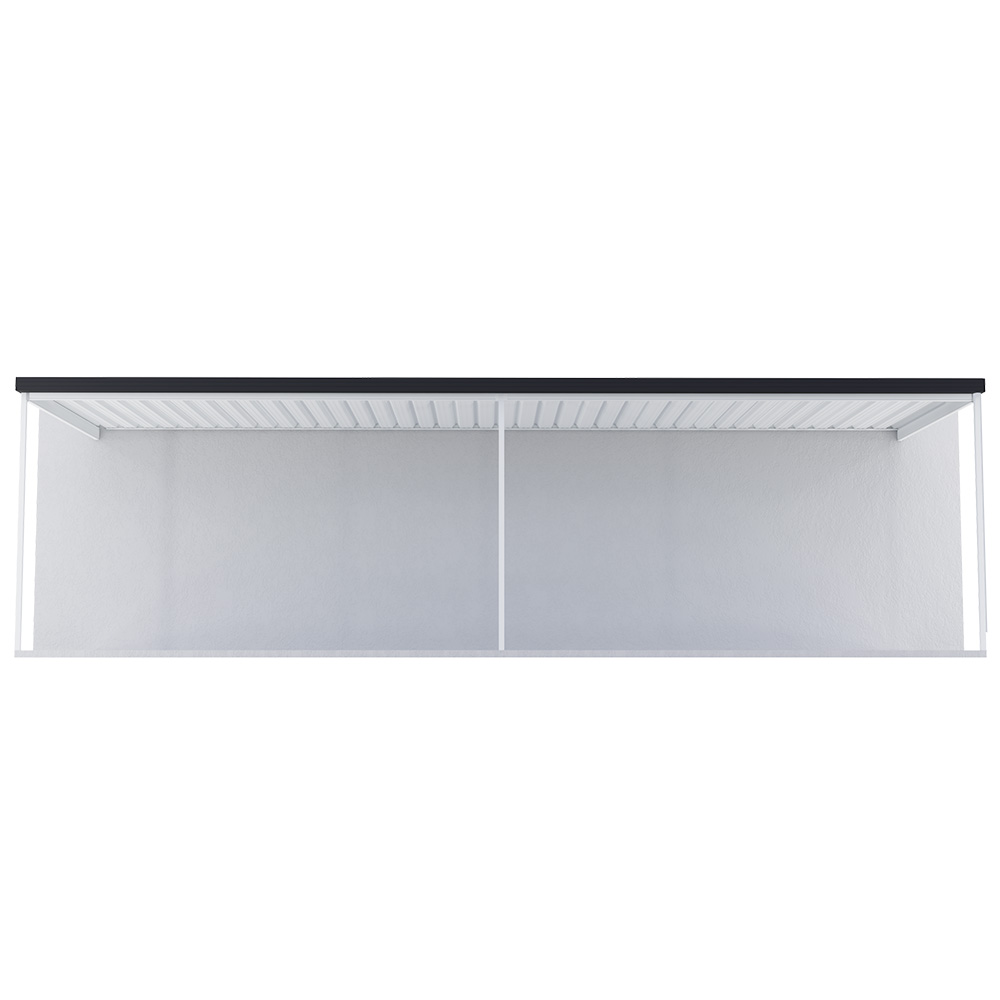 Sanctuary® Patio Kit N3 T1A 3 x 9m Thredbo White / Gun Metal Grey