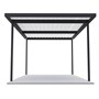 Sanctuary® Patio Kit N3 T3F 3.35 x 5.5m Gun Metal Grey / Off White