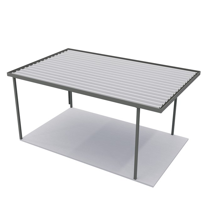 Sanctuary® Patio Kit N1/N2 T3F 3.35 x 5.5m Slate Grey / Off White