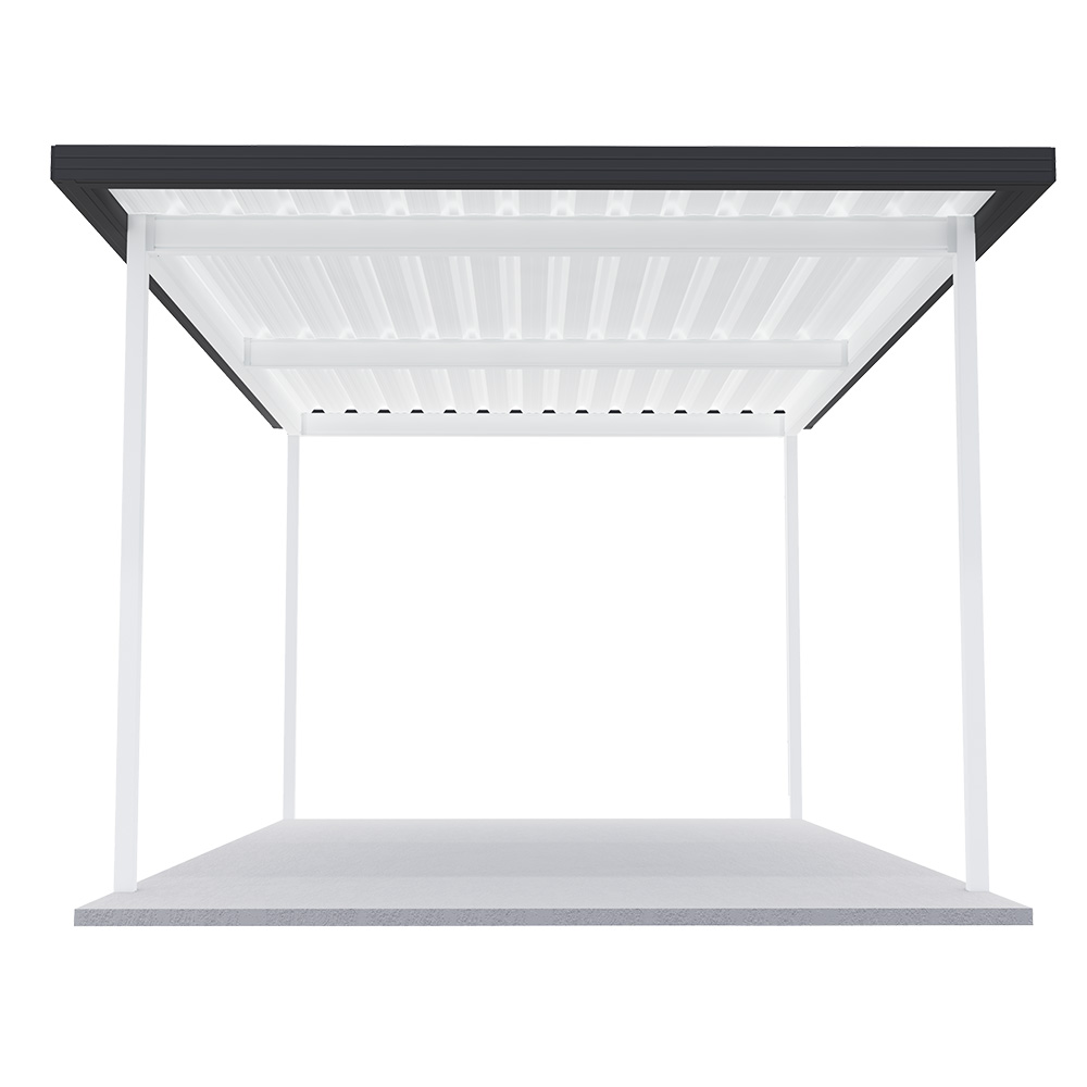 Sanctuary® Patio Kit N1/N2 T3F 3.35 x 5.5m Thredbo White / Gun Metal Grey