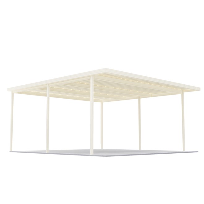 Sanctuary® Patio Kit N3 T3F 5.3 x 5.5m Cream