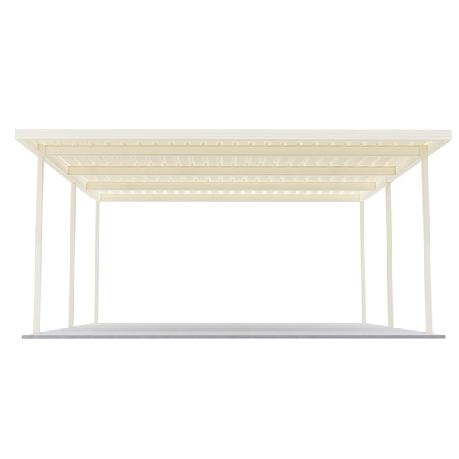 Sanctuary® Patio Kit N3 T3F 5.3 x 5.5m Cream