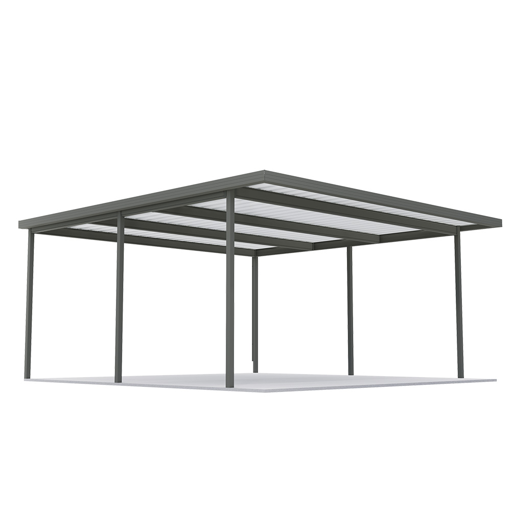 Sanctuary® Patio Kit N3 T3F 5.3 x 5.5m Slate Grey / Off White