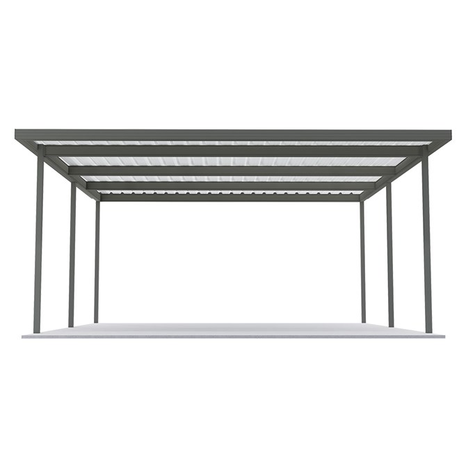 Sanctuary® Patio Kit N3 T3F 5.3 x 5.5m Slate Grey / Off White