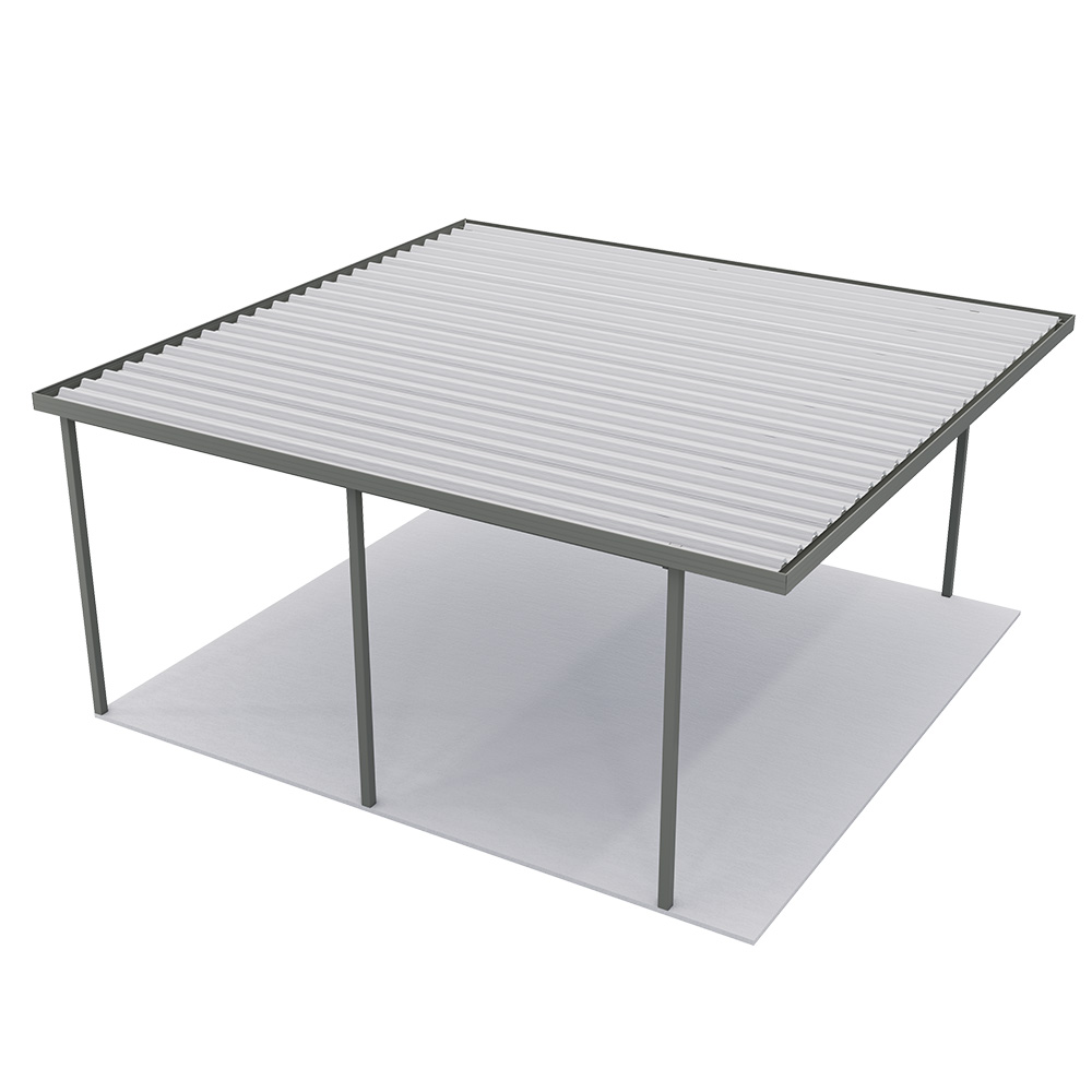 Sanctuary® Patio Kit N3 T3F 5.3 x 5.5m Slate Grey / Off White