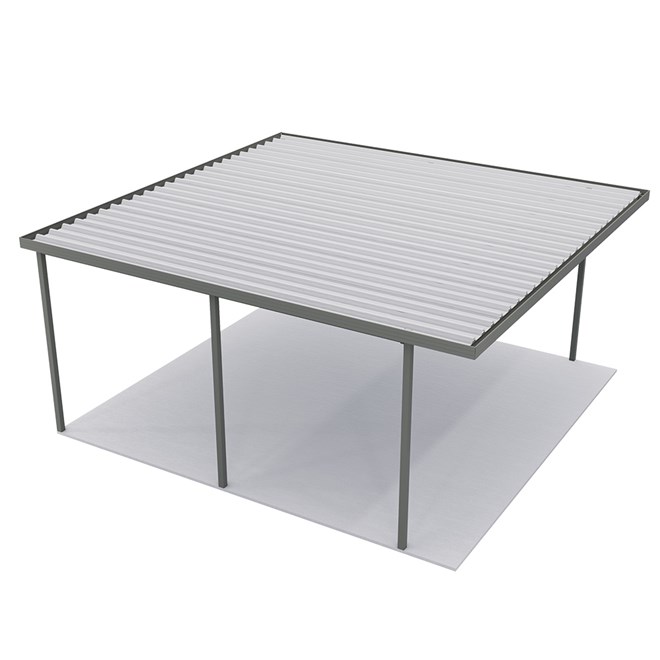 Sanctuary® Patio Kit N3 T3F 5.3 x 5.5m Slate Grey / Off White