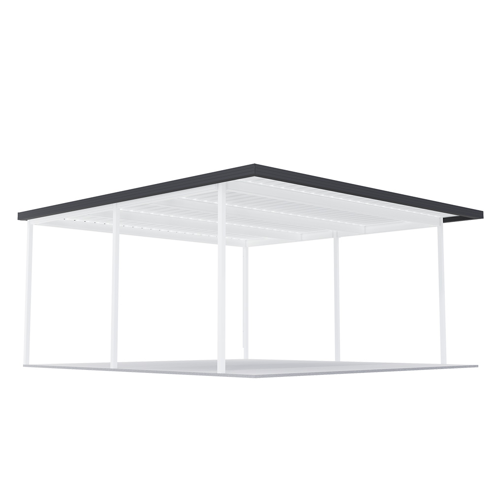 Sanctuary® Patio Kit N3 T3F 5.3 x 5.5m Thredbo White / Gun Metal Grey