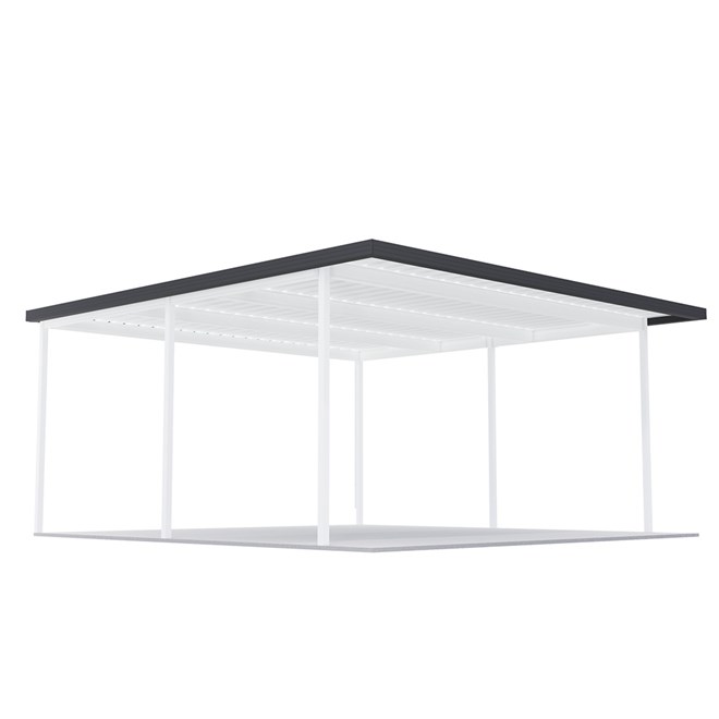 Sanctuary® Patio Kit N3 T3F 5.3 x 5.5m Thredbo White / Gun Metal Grey