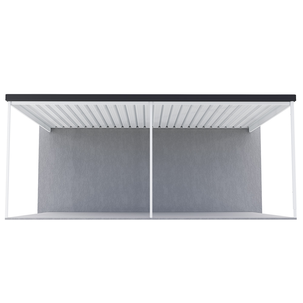 Sanctuary® Patio Kit N3 T4A 4.5 x 5.95m Thredbo White / Gun Metal Grey