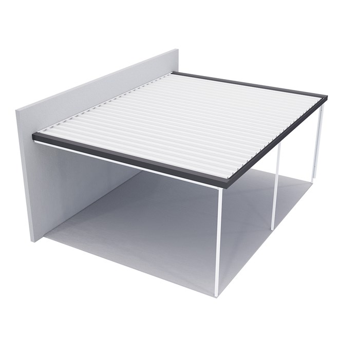 Sanctuary® Patio Kit N3 T4A 4.5 x 5.95m Thredbo White / Gun Metal Grey