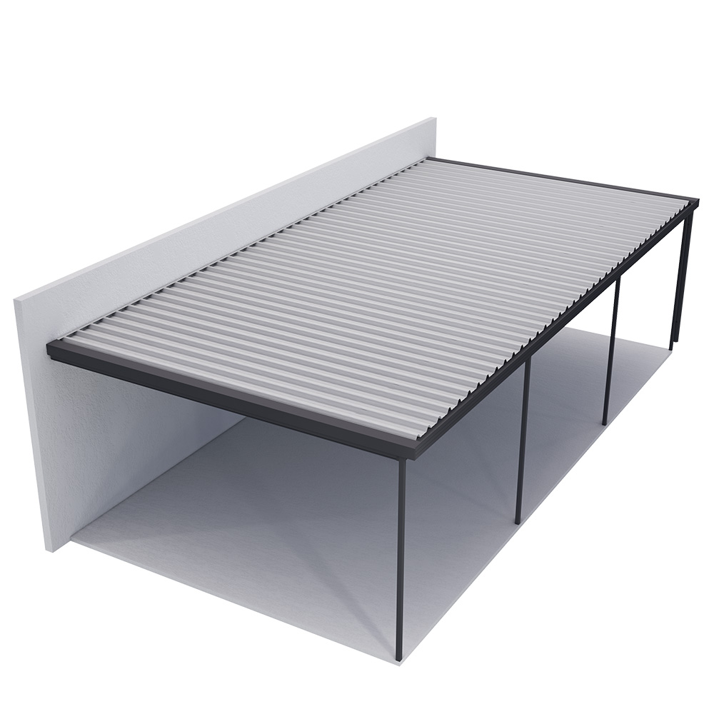 Sanctuary® Patio Kit N3 T4A 4.5 x 9m Gun Metal Grey / Off White