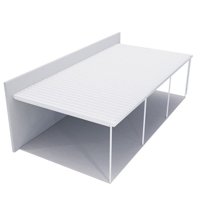 Sanctuary® Patio Kit N3 T4A 4.5 x 9m Thredbo White / Snowdrift