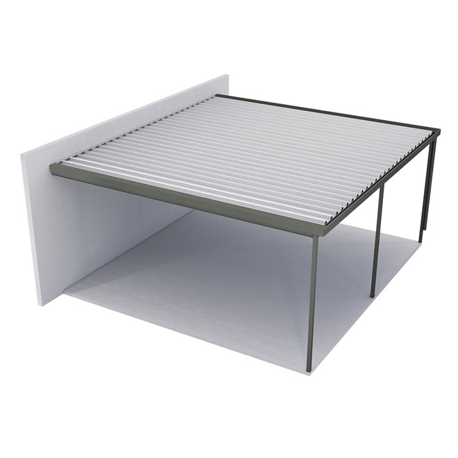 Sanctuary® Patio Kit N3 T4A 5.5 x 5.95m Slate Grey / Off White