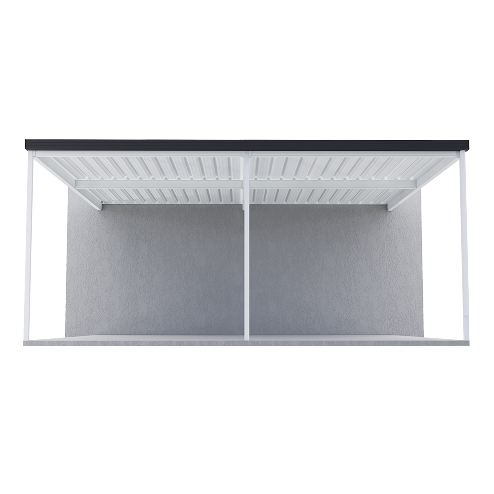 Sanctuary® Patio Kit N3 T4A 5.5 x 5.95m Thredbo White / Gun Metal Grey