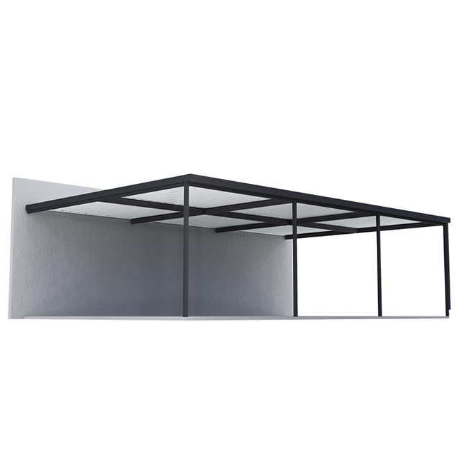 Sanctuary® Patio Kit N3 T4A 5.5 x 9m Gun Metal Grey / Off White