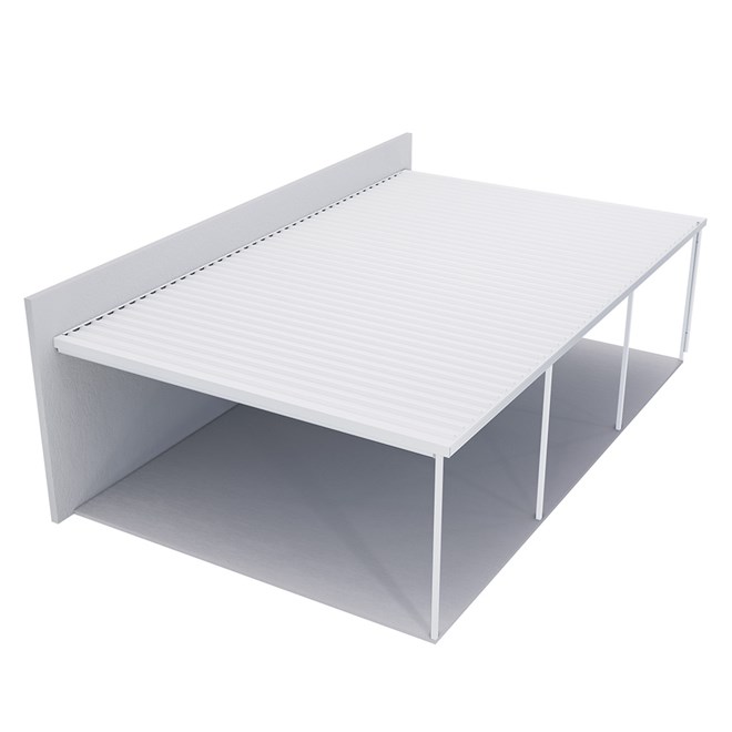 Sanctuary® Patio Kit N3 T4A 5.5 x 9m Thredbo White / Snowdrift