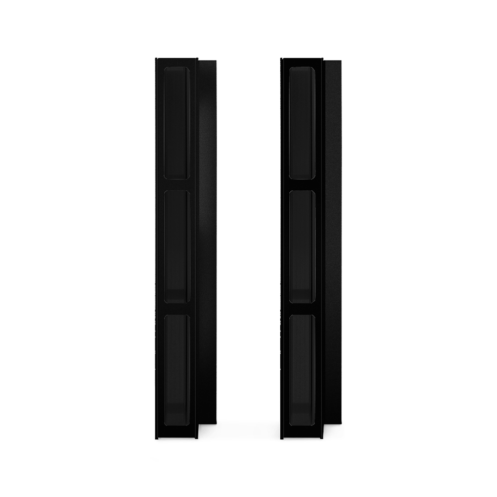 Ezi-Slat Frame Kit Suit 75mm Blades 9mm Spacing Black 5000mm