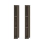 Ezi-Slat Frame Kit Suit 75mm Blades 9mm Spacing Banyan Brown 5000mm