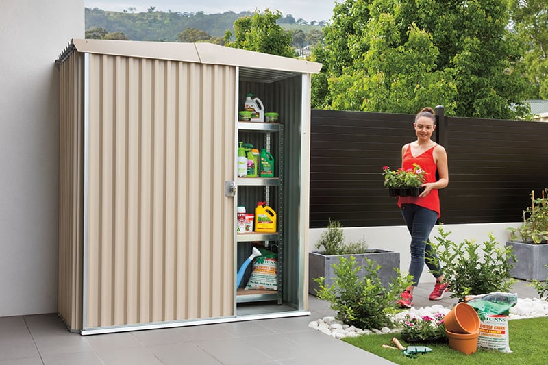 handi-mate sliding door shed hm1 merino