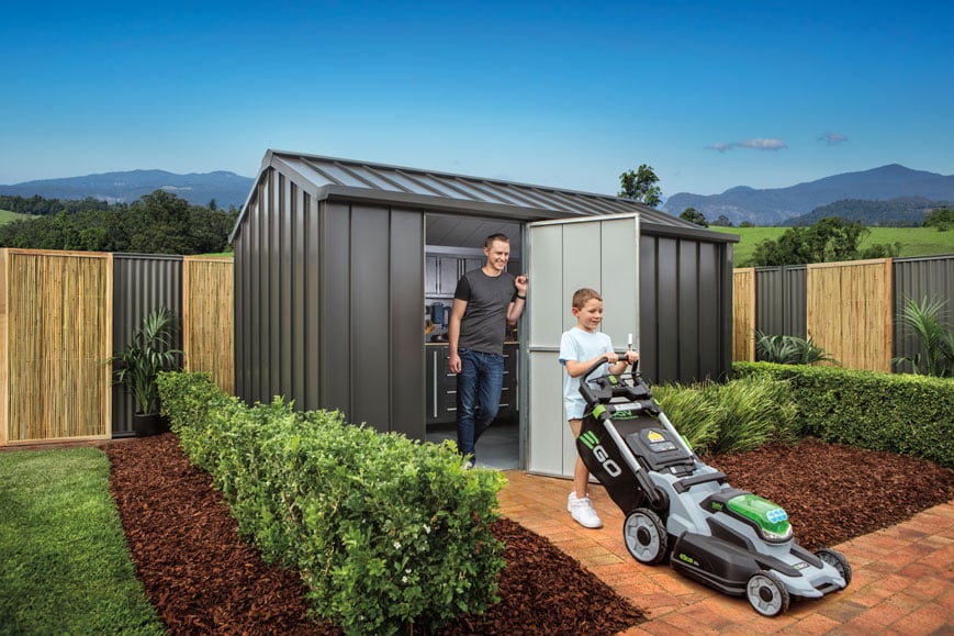 rubbermaid large vertical storage shed 52 cu ft.