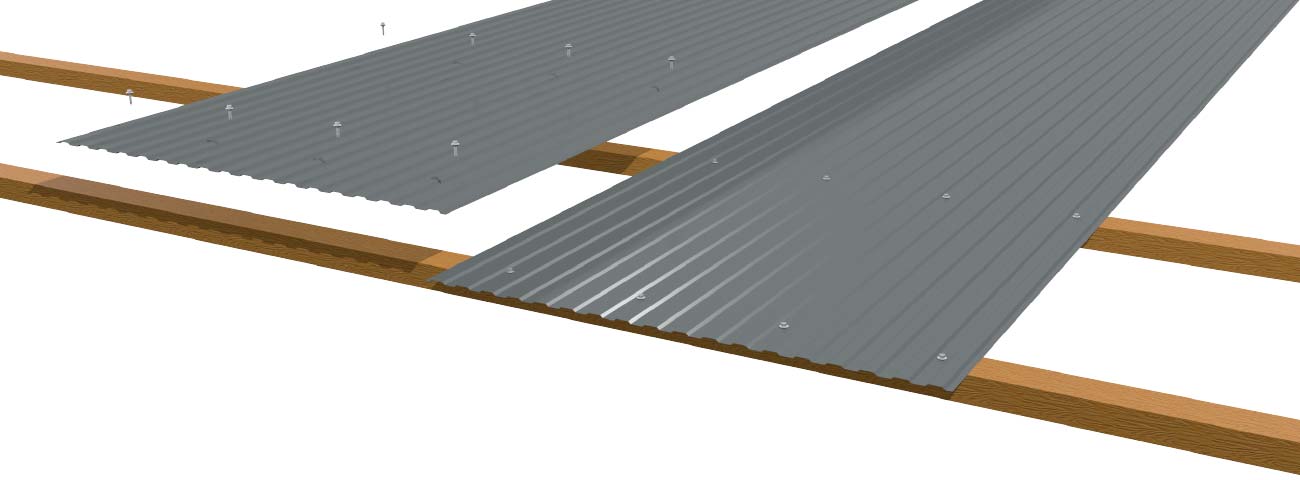 Cladding Roofing Sheeting Walling Maxirib Laying