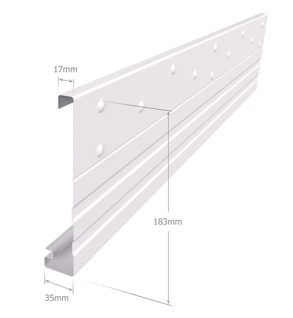 Fascia Steel Fascia Continuous Profile