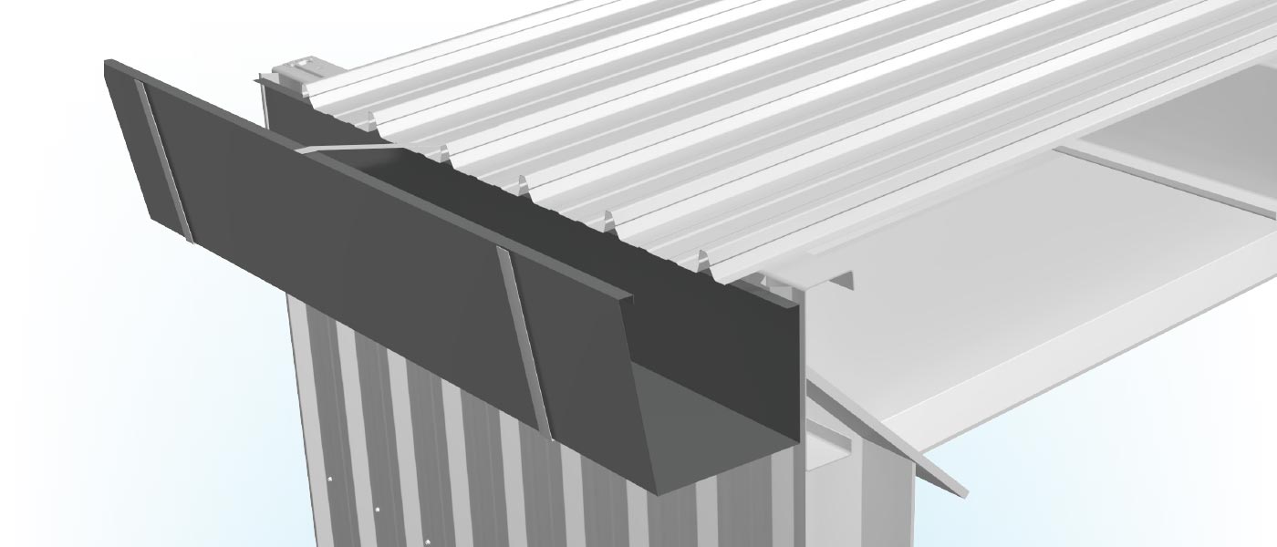 Flashings Roof Flashing Industrial Eaves Gutter