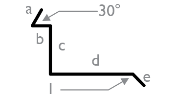 Flashings Roof Flashing Standard Drawing Pole Plate Flashing With 135° Break