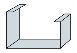 Flashings Roof Flashing Tapered Drawing Basic Industrial Eaves Gutter