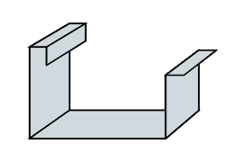 Flashings Roof Flashing Tapered Drawing Industrial Eaves With Outfold