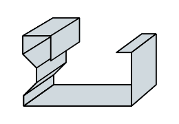 Flashings Roof Flashing Tapered Drawing Industrial Eaves With Stiffening Rib