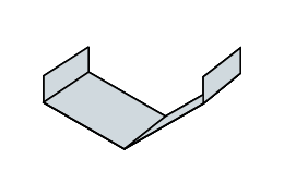 Flashings Roof Flashing Tapered Drawing Valley With Upstands