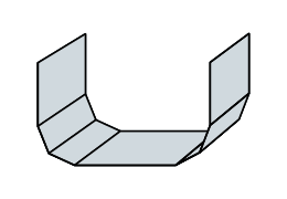 Flashings Roof Flashing Standard Drawing Part Segmented  Trough Gutter