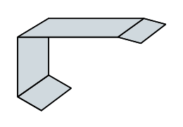 Flashings Roof Flashing Tapered Drawing Offset Corner Flashing