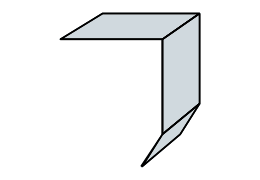 Flashings Roof Flashing Tapered Drawing Modified Corner Flashing