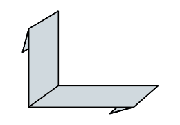 Flashings Roof Flashing Tapered Drawing Internal Corner With External Squash Fold