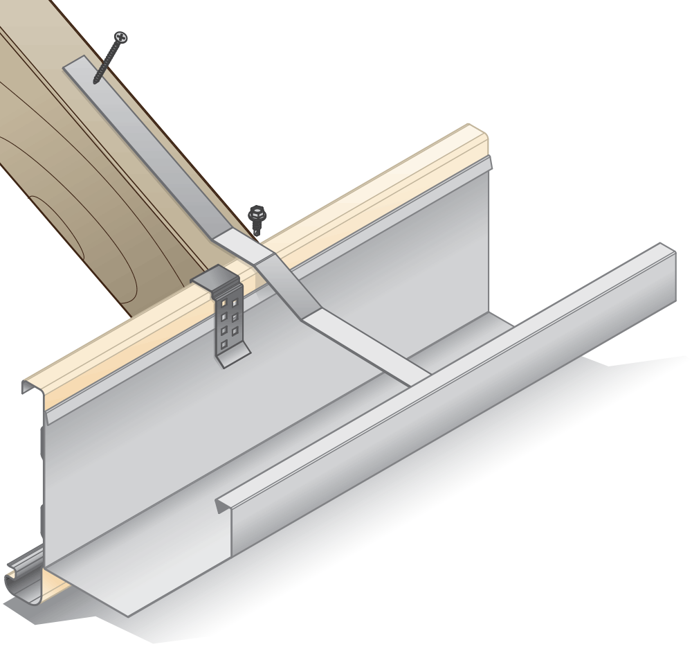 Edge Gutter 160mm Width Colour Heritage Red