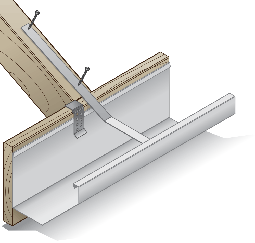 Gutters Guttering Gutter Edge Install Wood