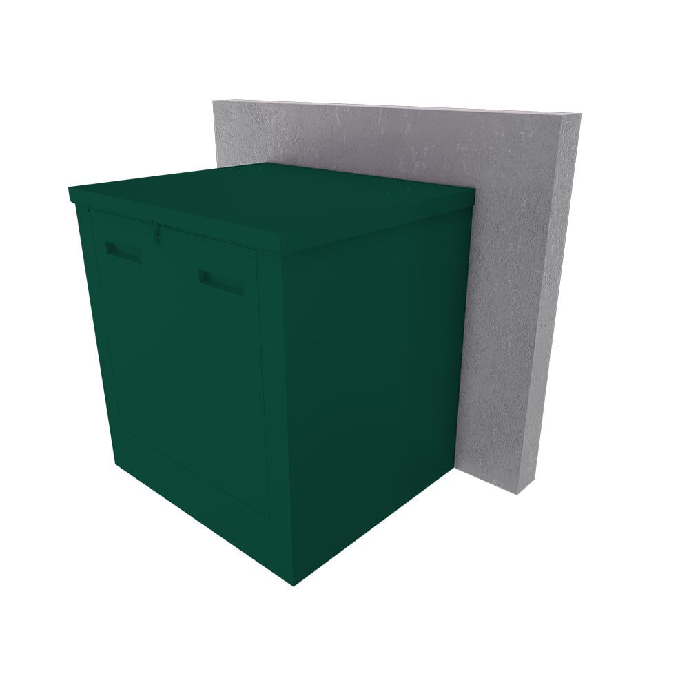 Acoustic Box Backless Unit 1100W x 950D x 1145mm H Caulfield Green