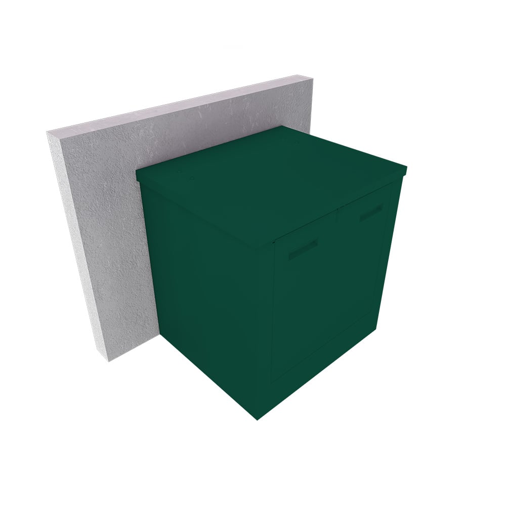 Acoustic Box Backless Unit 1100W x 950D x 1145mm H Caulfield Green