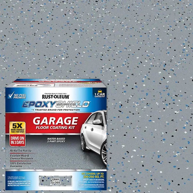 EPOXYSHIELD® Garage Floor Coating 1 Car Kit