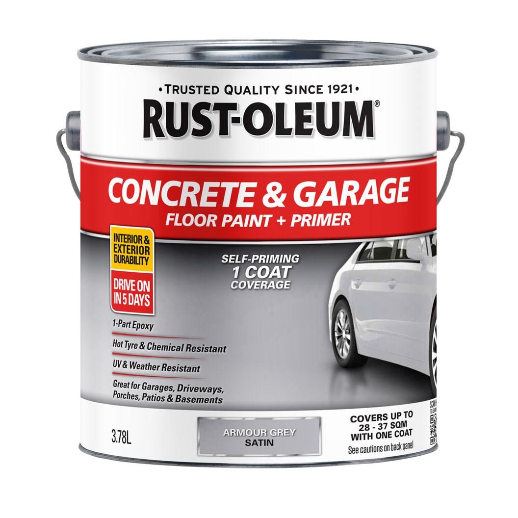 Concrete & Garage Floor Paint - Armour Grey