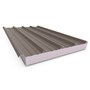 Cooldek Classic Topside / Smooth Underside Left Laying 100mm Thick 65mm Cutback Banyan Brown Topside