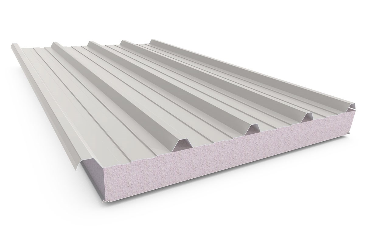 Cooldek Classic Topside / Smooth Underside Left Laying 100mm Thick 65mm Cutback Gull Grey Topside / 